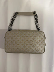 Authentic Louis Vuitton Y2K Mini Monogram Shimmer Pochette Chain Shoulder Bag