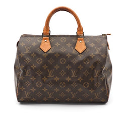 LOUIS VUITTON Speedy 30 Monogram M41526 Handbag Boston Brown Japan 0259